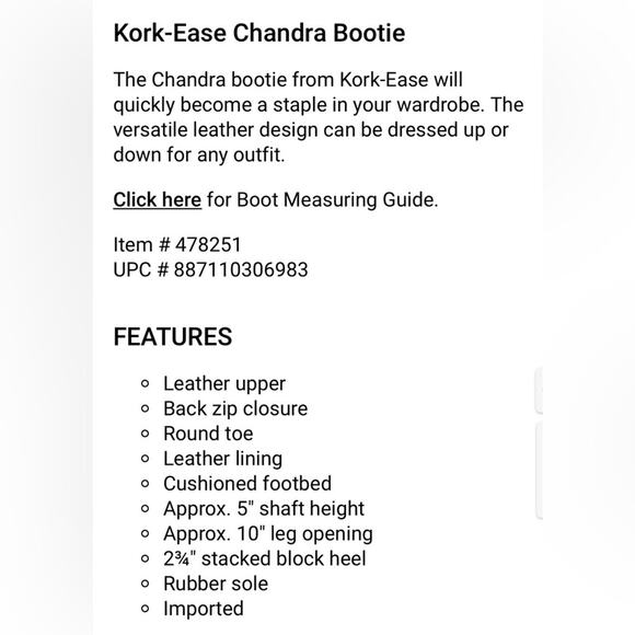 Kork-Ease Chandra Black Leather Ankle Booties - Picture 11 of 11